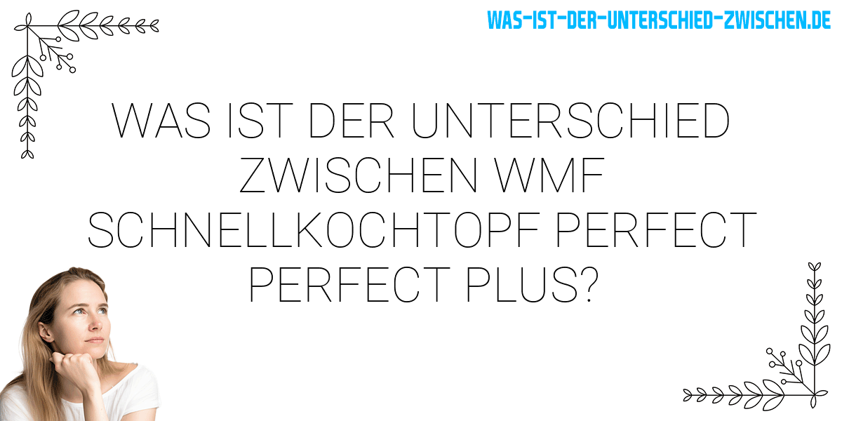 Was ist der Unterschied zwischen wmf schnellkochtopf perfect perfect plus?